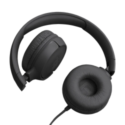 JBL Tune 520C USB-C On-Ear Wired Headphones Mic Black| JBLT530CBLK