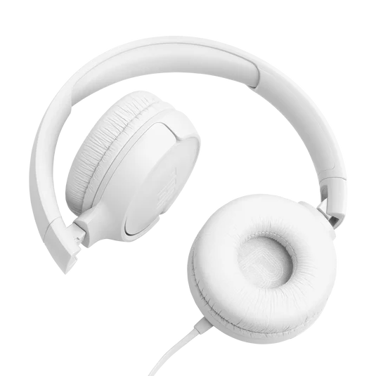 JBL Tune 520C USB-C On-Ear Wired Headphones Mic White| JBLT530CWHT - Image 4