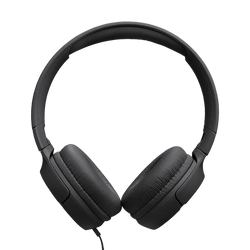 JBL Tune 520C USB-C On-Ear Wired Headphones Mic Black| JBLT530CBLK