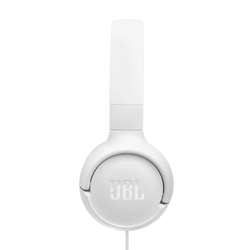 JBL Tune 520C USB-C On-Ear Wired Headphones Mic White| JBLT530CWHT