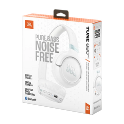 JBL Tune 680NC Wireless On-Ear Noise Cancelling Headphones White| JBLT680NCWHT