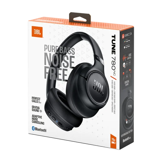 JBL Tune 780NC Wireless Over-Ear ANC Headphones Multi-Point Black| JBLT780NCBLK - Image 8
