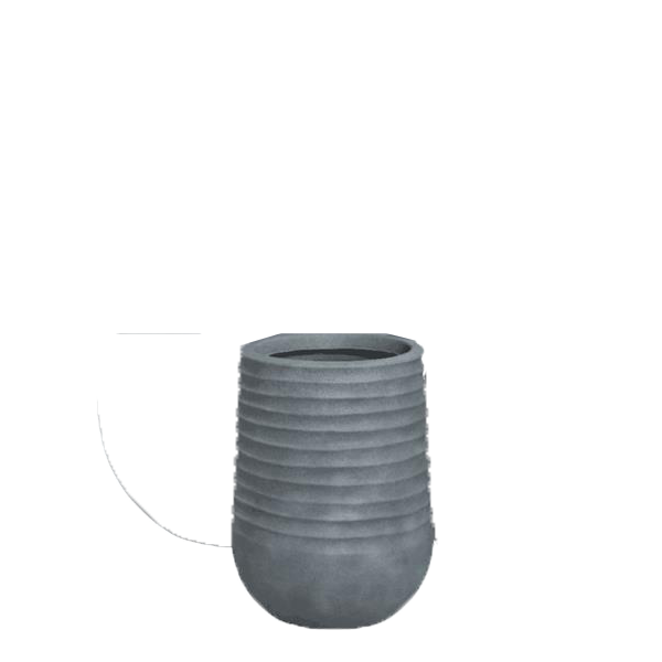 Jamie Planter Small- Recycled Plastic - Grey | Keans Claremorris