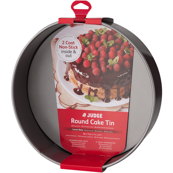 Judge 30cm Round Cake Tin Non-Stick Bakeware Keans Claremorris