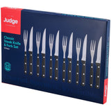 Judge Sabatier Iv, 12 Piece Steak Knife & Fork Set Keans Claremorris 