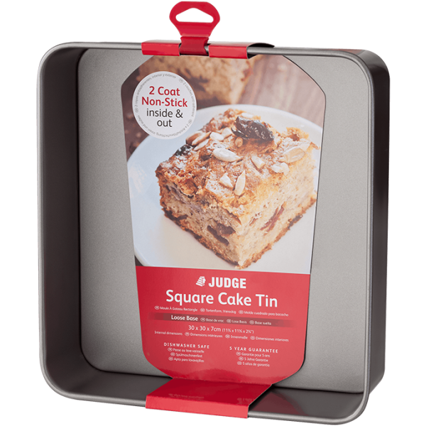 Judge Square Cake Tin 30cm Non-Stick Bakeware Keans Claremorris