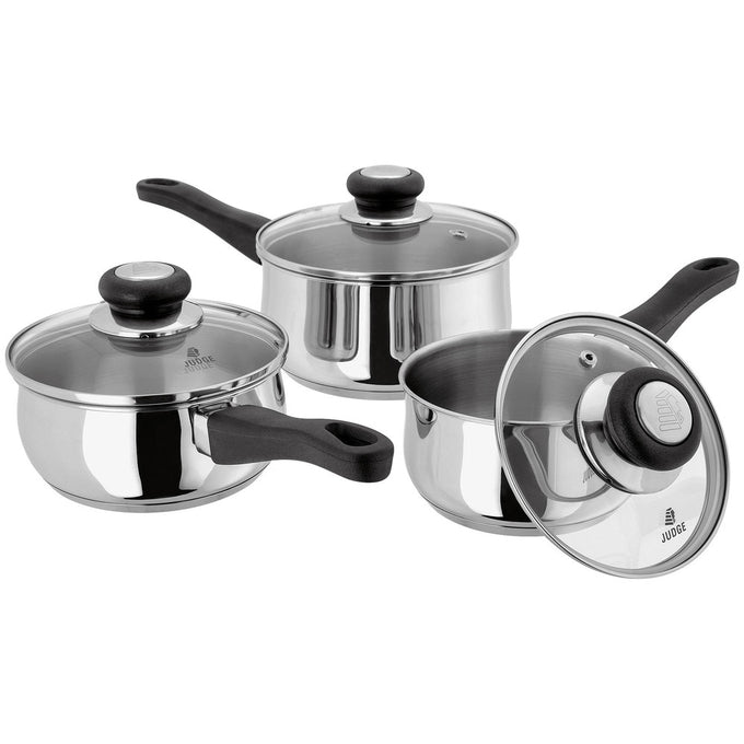 Judge Vista - 3piece Saucepan Set Keans Claremorris 