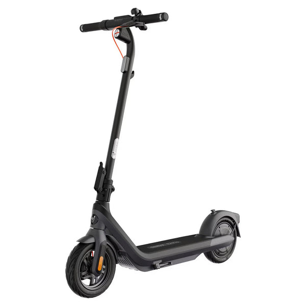 Segway E2 PRO D Black electric scooter on a white background