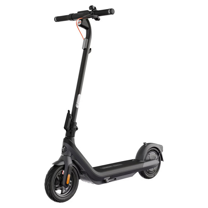 Segway E2 PRO D Black electric scooter on a white background