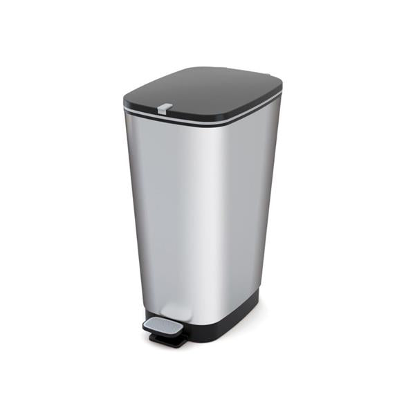 Kis Chic 60L steel pedal bin with rubber handle, seal, anti-slip feet, sturdy pedal – available at Keans Claremorris