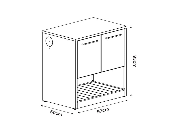 Sahara Kitchen Island Unit - Image 3