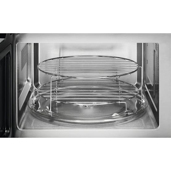 Electrolux 26L 900W Built-in Microwave KMFD264TEX in Black/Stainless Steel, available at Keans Claremorris
