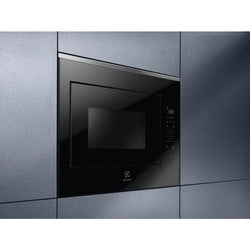 Electrolux 26L 900W Built-in Microwave KMFD264TEX in Black/Stainless Steel - Keans Claremorris