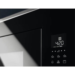Electrolux 26L 900W Built-in Microwave KMFD264TEX in Black/Stainless Steel - Keans Claremorris