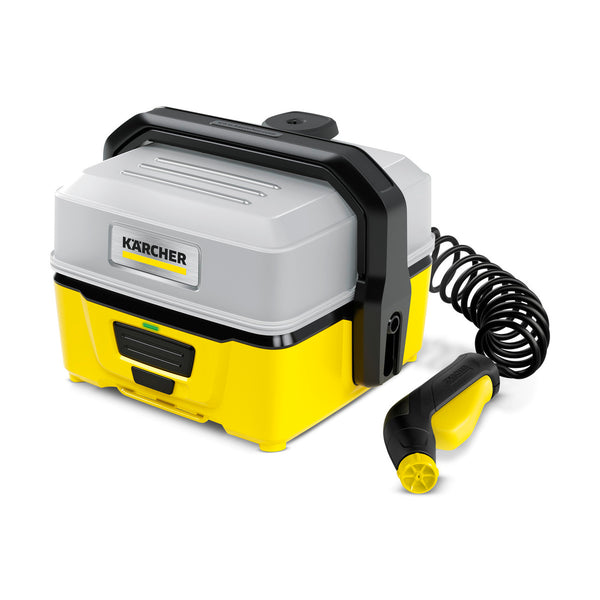 Karcher OC 3 portable cleaner with 4L tank, cordless lithium battery, low pressure, 2.8m hose – available at Keans