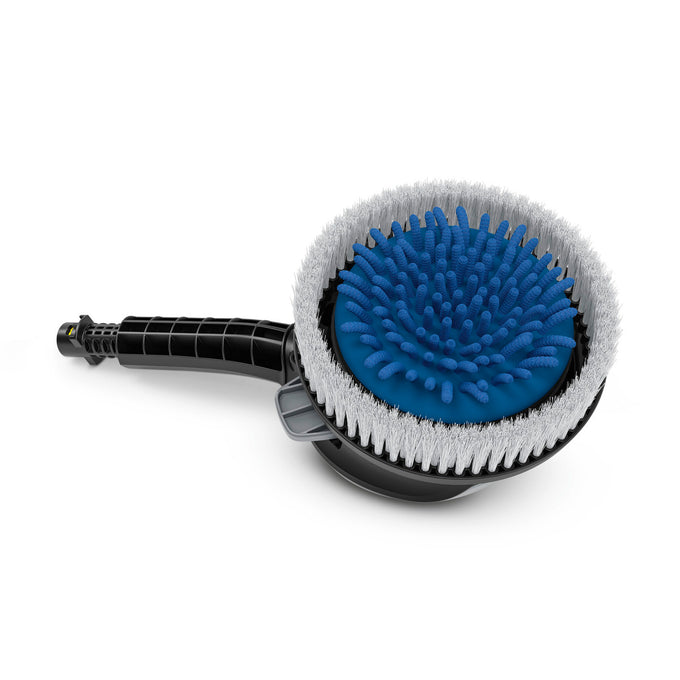 Kärcher WB 130 rotating wash brush for cars and bikes, soft bristles, paint-safe, fits K2-K7 washers, available at Kean’s