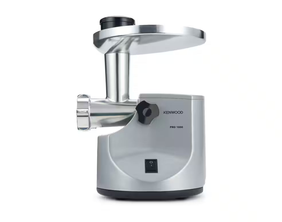 Kenwood meat grinder on a white background