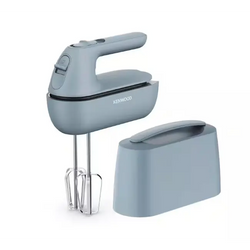 Kenwood Go Stand Mixer KZM35.000GY, grey hand mixer with 350W motor, 5 speeds, clip-on storage, available at Kean’s