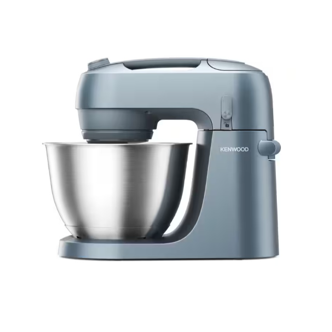 Kenwood Go Stand Mixer Storm Blue, 4L bowl, 800W, compact durable metal body, front controls – Keans Claremorris