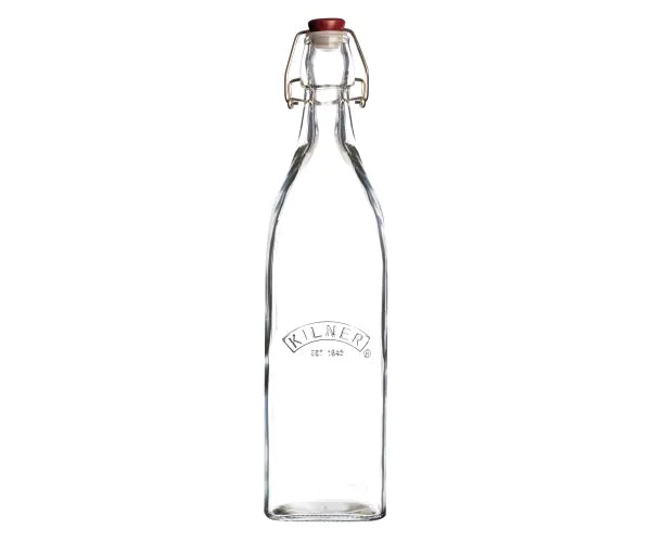 Kilner Clip Top Square Bottle 1 Litre Keans Claremorris