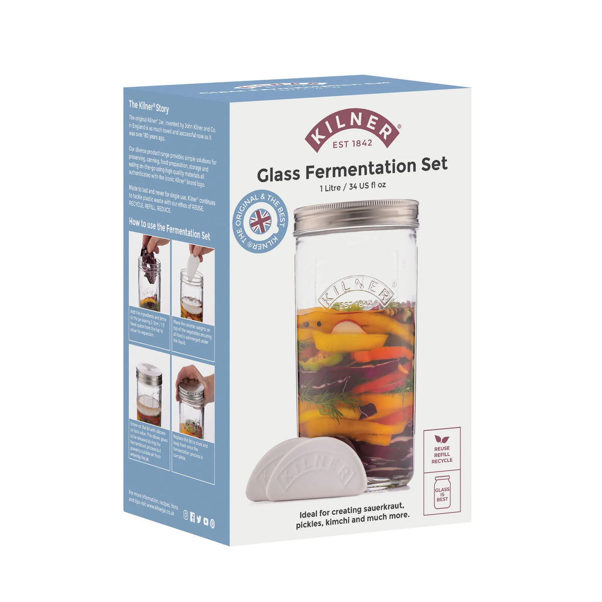 Kilner Fermentation Set 1Ltr Keans Claremorris