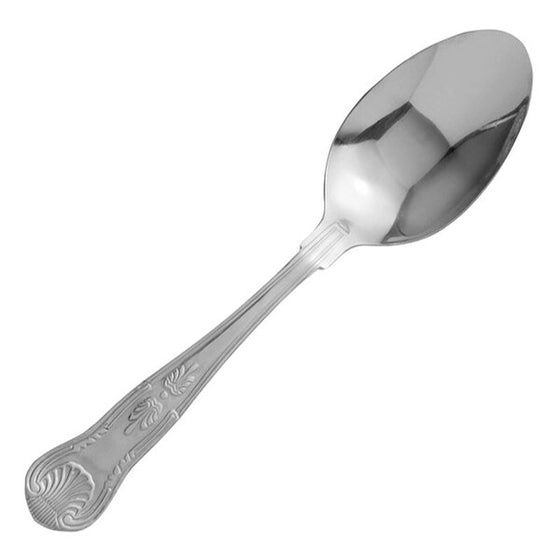 Dessert spoons with classic bead pattern, stainless steel, durable design – Keans Claremorris.