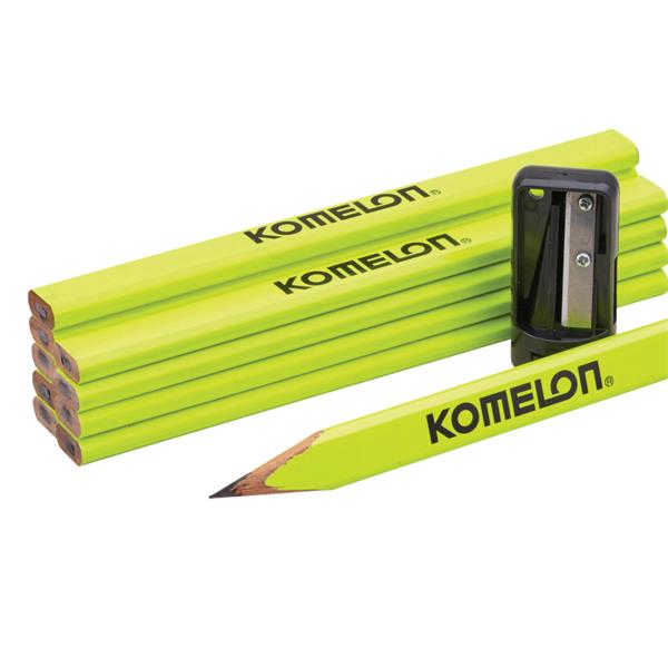 Komelon Carpenters Pencils & Sharpener Set | KOMTUB10 Keans Claremorris