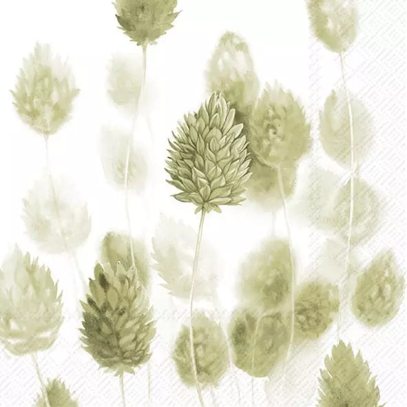 Pure Style Olive Lunch Napkins - Image 1