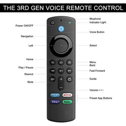 Amazon Firestick Replacement Remote – Lite, 4K & 3rd Gen
