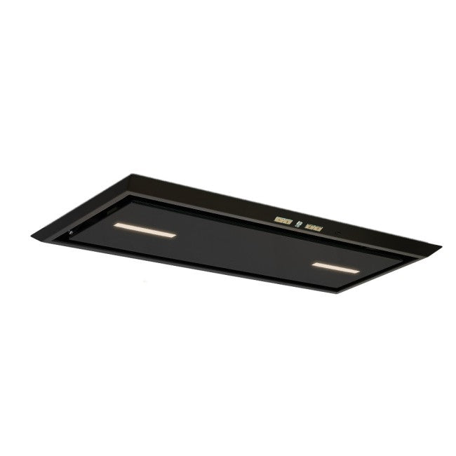 Luxair 86cm Black Glass Canopy Hood Plus - Image 1