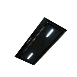 Luxair 86cm Black Glass Canopy Hood Plus