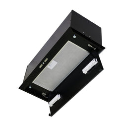 Luxair 86cm Black Glass Canopy Hood Plus
