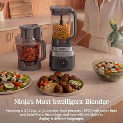 Ninja CrushBoss 3-in-1 Kitchen System with Food Processor – Onyx | LB401UKBK