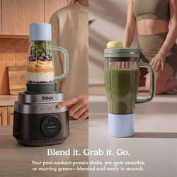 Ninja CrushBoss 3-in-1 Kitchen System with Food Processor – Onyx | LB401UKBK