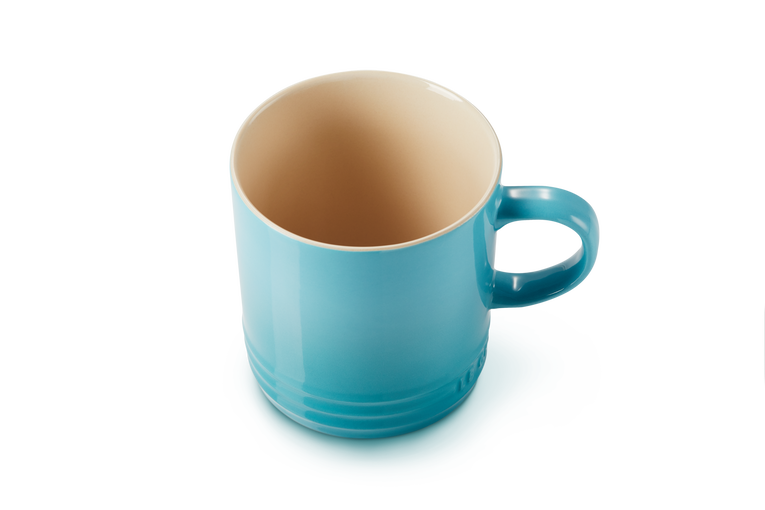 Le Creuset Stoneware Mug in Teal - Durable, Vibrant Ceramic Coffee Cup | Available at Keans Claremorris