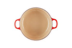 Load image into Gallery viewer, Le Crueset 22cm Round Casserole with Glass Lid Cerise
