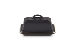 Le Creuset Satin Black stoneware butter dish, thermoresistant, scratch-resistant glaze, dishwasher safe – Keans Claremorris