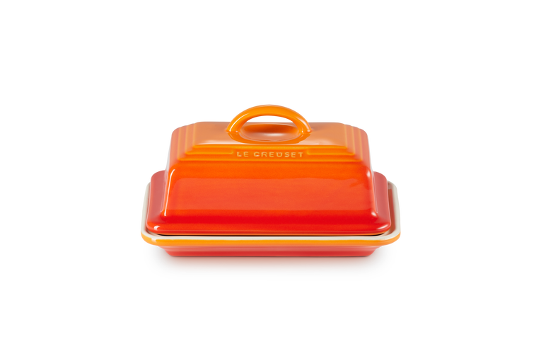 Le Creuset Volcanic stoneware butter dish, thermoresistant, scratch-resistant glaze, dishwasher safe – Keans Claremorris