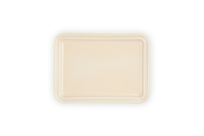 Le Creuset Butter Dish Volcanic, durable stoneware with vibrant orange glaze, available at Keans Claremorris.