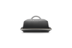 Le Creuset Butter Dish in Flint gray, durable stoneware, stylish kitchen accessory – available at Keans Claremorris.
