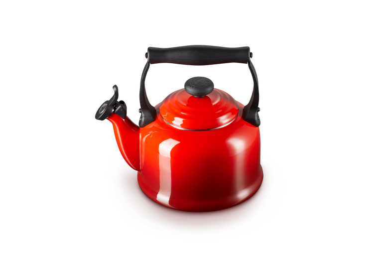 Le Creuset Traditional 2L Cerise Kettle - Durable Cast Iron, Vibrant Red, Keans Claremorris