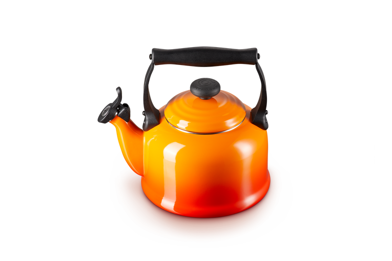 Le Creuset Traditional 2L Volcanic Kettle, durable enamel finish, available at Keans Claremorris