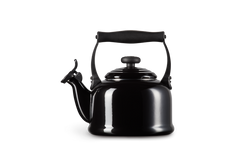 Le Creuset Traditional 2L Kettle in Black Onyx – Durable, Stylish Tea Kettle | Available at Keans Claremorris
