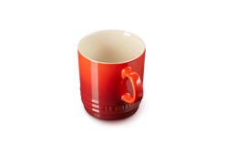 Le Creuset Stoneware Cappuccino Mug 200ml in Cerise red, durable and stylish - available at Keans Claremorris