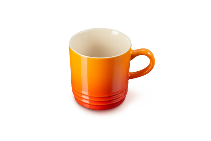 Le Creuset Stoneware Cappuccino Mug 200ml Volcanic - Durable, vibrant design | Available at Keans Claremorris