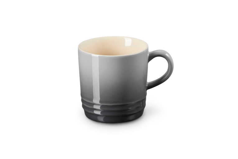 Le Creuset Stoneware 200ml Flint Cappuccino Mug, heat-retentive, durable, scratch-resistant, dishwasher safe – Keans