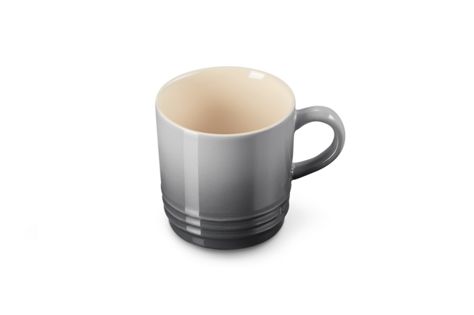 Le Creuset Stoneware Cappuccino Mug 200ml in Flint color – durable, stylish ceramic cup | Keans Claremorris