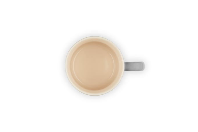 Le Creuset Stoneware Cappuccino Mug 200ml in Flint color – durable, stylish coffee cup | Keans Claremorris