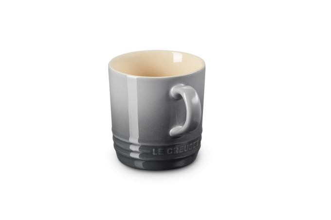 Le Creuset Stoneware Cappuccino Mug 200ml in Flint color – durable, stylish ceramic cup | Keans Claremorris