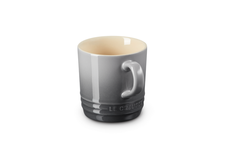 Le Creuset Stoneware Cappuccino Mug 200ml in Flint color – durable, stylish ceramic cup | Keans Claremorris
